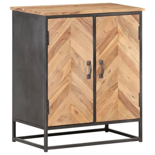 vidaXL Skänk 60x35x70 cm massivt akaciaträ