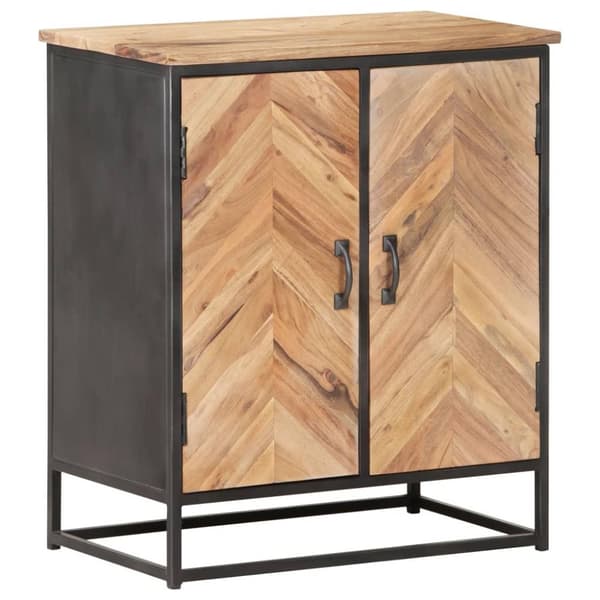 vidaXL Skänk 60x35x70 cm massivt akaciaträ