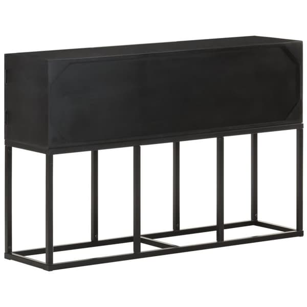 vidaXL Skänk 115x30x76 cm massivt mangoträ