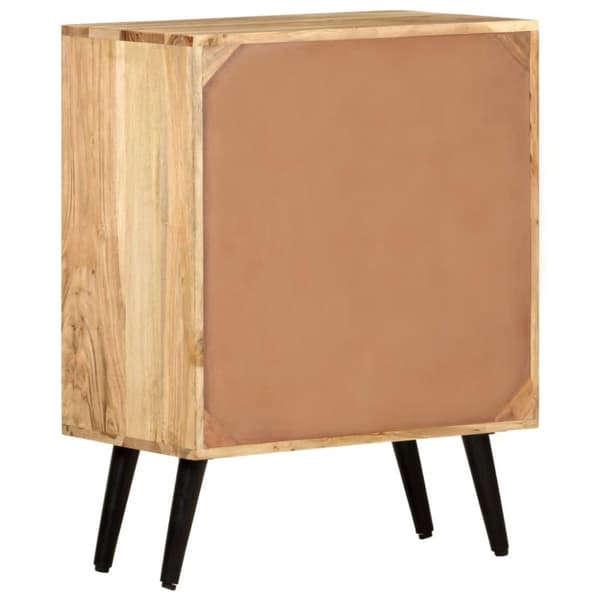 vidaXL Skänk 57x34x75 cm massivt akaciaträ
