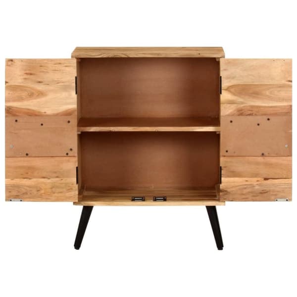 vidaXL Skänk 57x34x75 cm massivt akaciaträ