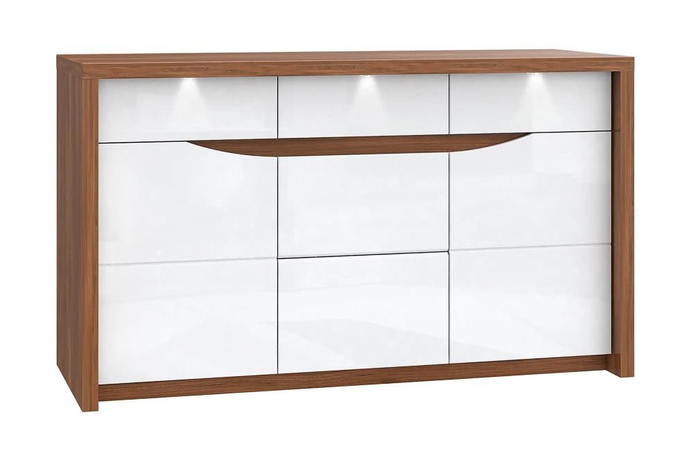 ARIEYANA Skänk 142x84 cm Brun/Vit