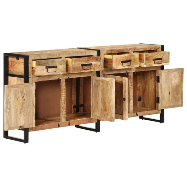 vidaXL Skänk 172x35x80 cm massivt mangoträ