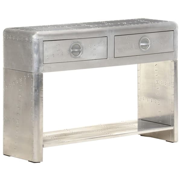 vidaXL Skänk aviatorstil 110x35x75 cm metall