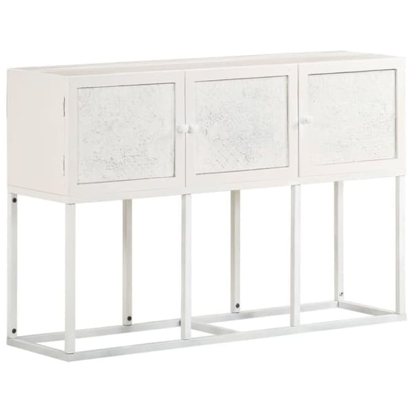 vidaXL skænk 115x30x76 cm massivt mangotræ