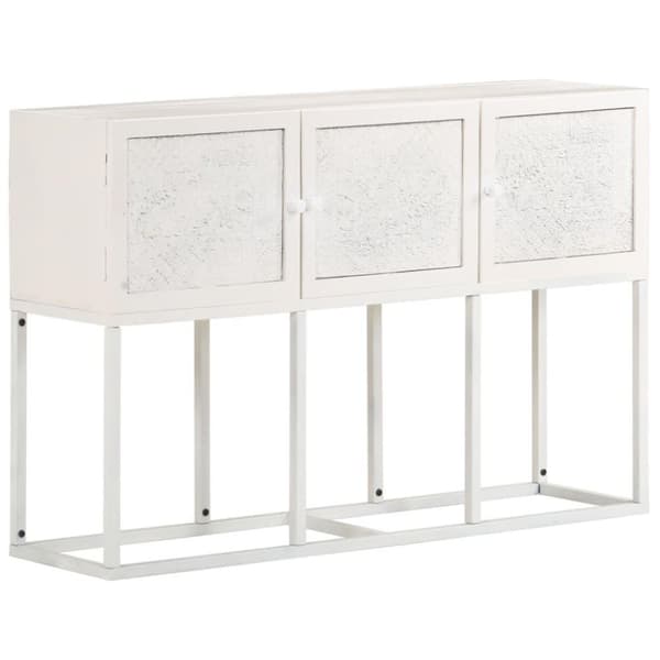 vidaXL skænk 115x30x76 cm massivt mangotræ