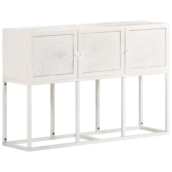 vidaXL skænk 115x30x76 cm massivt mangotræ