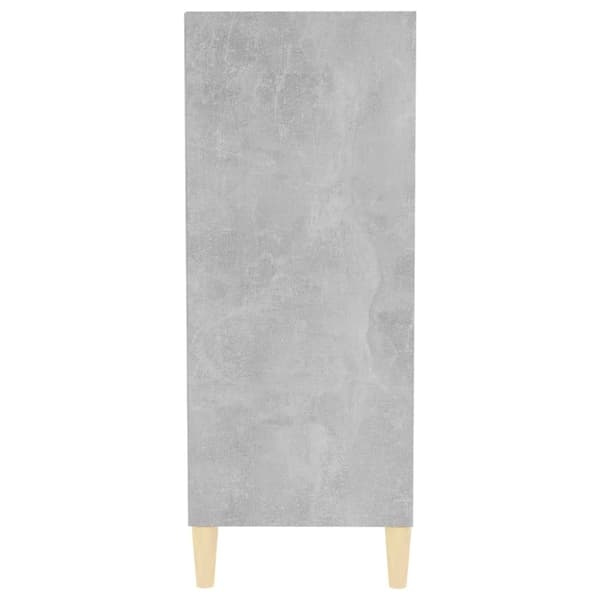 vidaXL Senkki betoninharmaa 57x35x90 cm lastulevy
