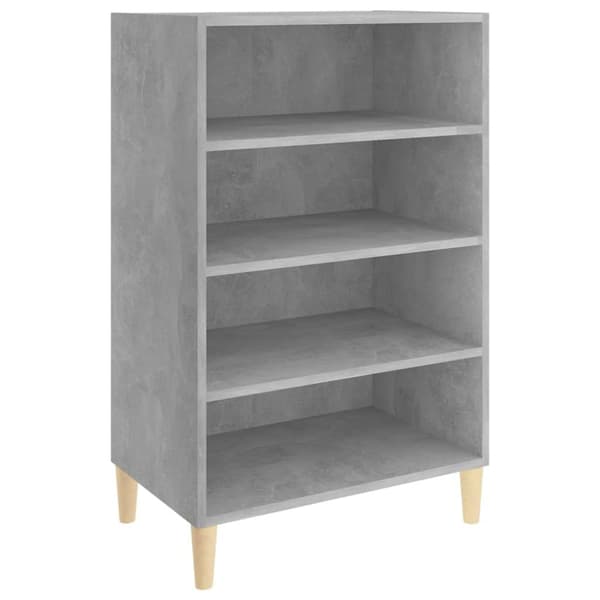 vidaXL Senkki betoninharmaa 57x35x90 cm lastulevy