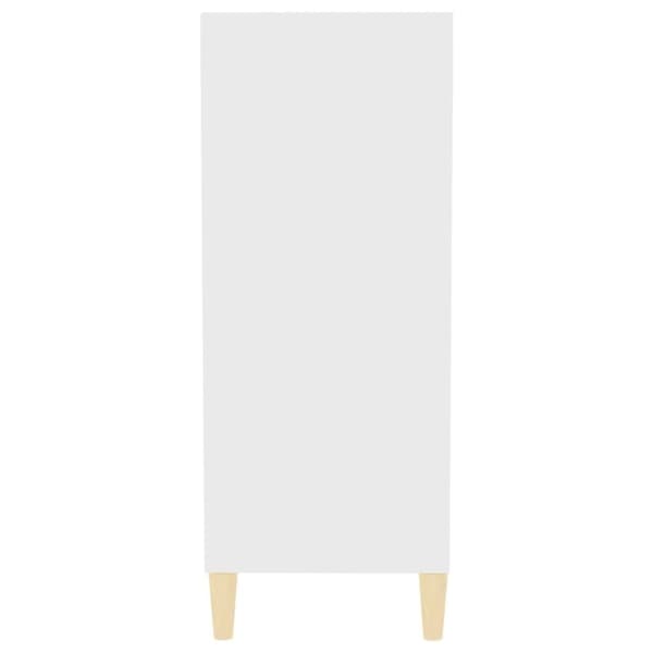 vidaXL Skjenk hvit 57x35x90 cm sponplate