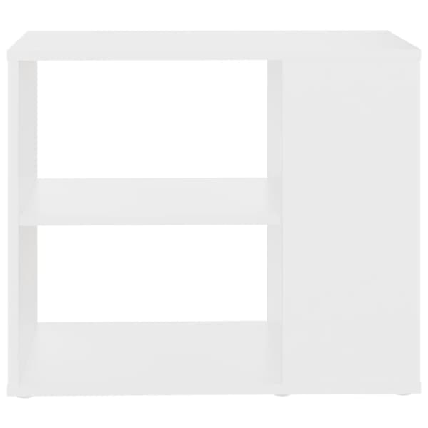 vidaXL Sideskap hvit 60x30x50 cm konstruert tre