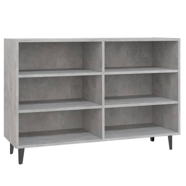 vidaXL skænk 103,5x35x70 cm spånplade betongrå