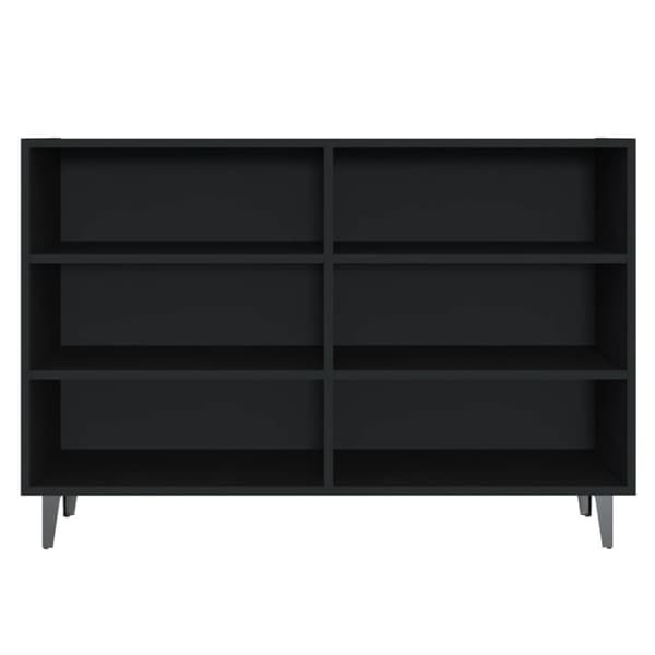 vidaXL Skjenk svart 103,5x35x70 cm konstruert tre