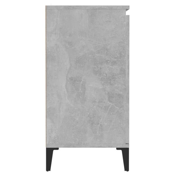 vidaXL Skjenk betonggrå 60x35x70 cm konstruert tre