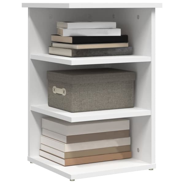 vidaXL Sideskap hvit 35x35x55 cm konstruert tre