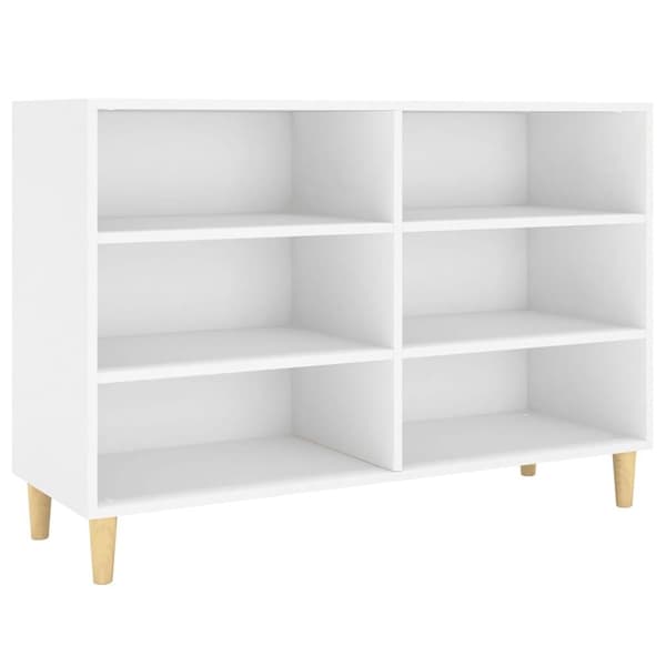 vidaXL skænk 103,5x35x70 cm konstrueret træ hvid