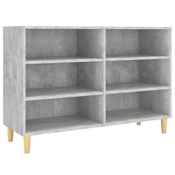 vidaXL Skänk betonggrå 103,5x35x70 cm konstruerat trä