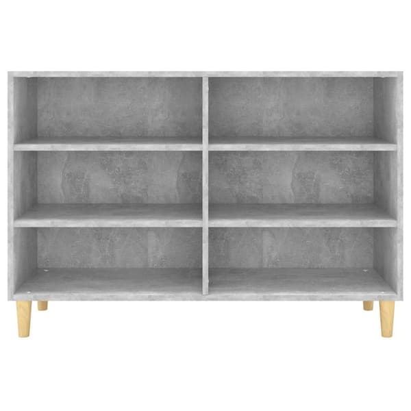 vidaXL Skänk betonggrå 103,5x35x70 cm konstruerat trä