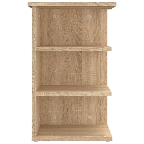 vidaXL Sideskap sonoma eik 35x35x55 cm konstruert tre