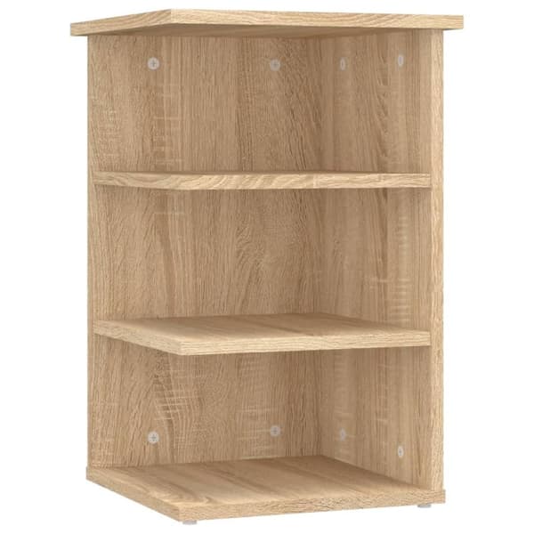 vidaXL Sideskap sonoma eik 35x35x55 cm konstruert tre