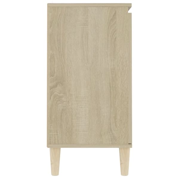 vidaXL skænk 101x35x70 cm konstrueret træ sonoma-eg
