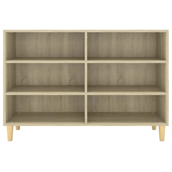 vidaXL skænk 103,5x35x70 cm konstrueret træ sonoma-eg
