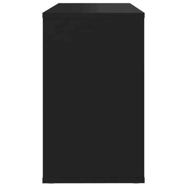 vidaXL Sidoskåp svart 60x30x50 cm konstruerat trä