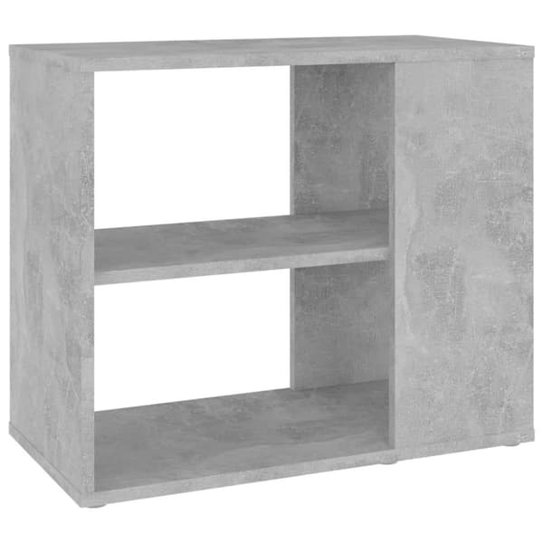 vidaXL sideskab 60x30x50 cm konstrueret træ betongrå