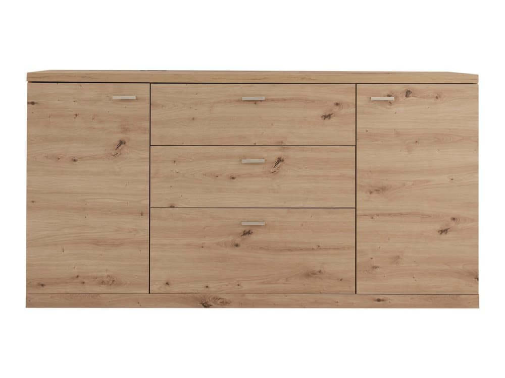 Echo skänk 2 dörrar, 3 lådor ekmönstrad.