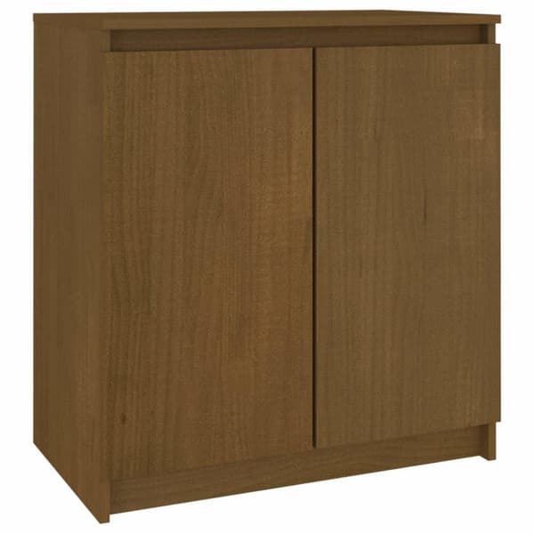 vidaXL Skänk honungsbrun 60x36x65 cm massiv furu