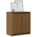 Miniatyrbild 5 av 11: vidaXL Skänk honungsbrun 60x36x65 cm massiv furu