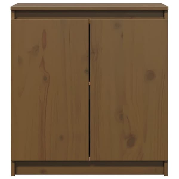 vidaXL Skänk honungsbrun 60x36x65 cm massiv furu