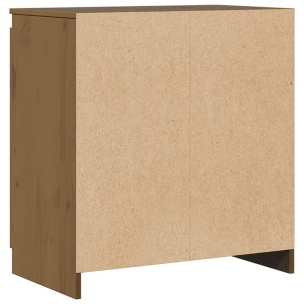 vidaXL Skänk honungsbrun 60x36x65 cm massiv furu