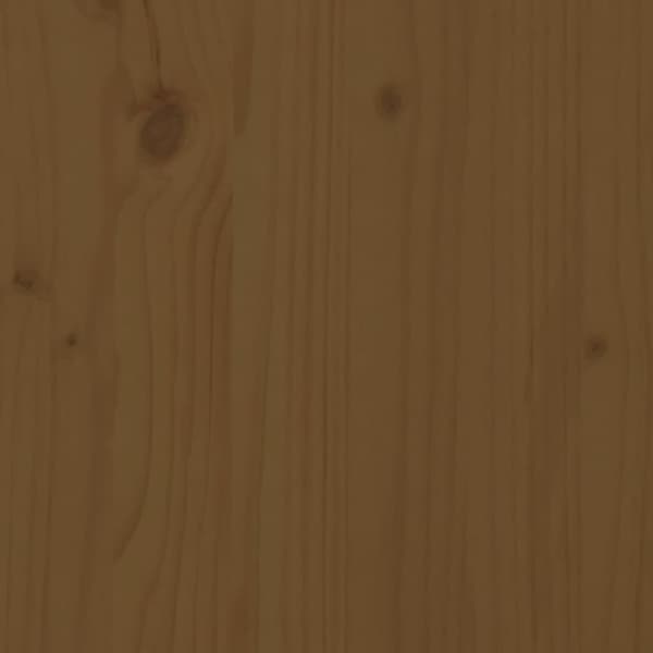 vidaXL Skänk honungsbrun 60x36x65 cm massiv furu
