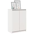 Miniatyrbild 5 av 11: vidaXL Skänk vit 60x36x84 cm massivt furuträ