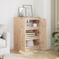 Miniatyrbilde 4 av 11: vidaXL Skjenk 60x36x84 cm heltre furu