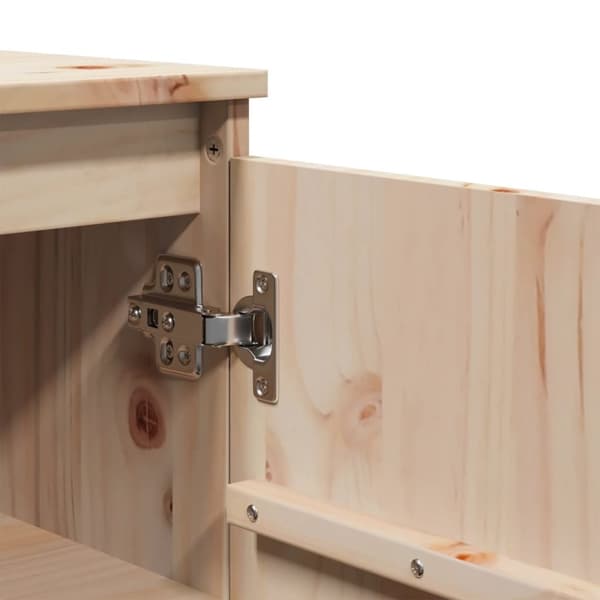 vidaXL Skjenk 60x36x84 cm heltre furu
