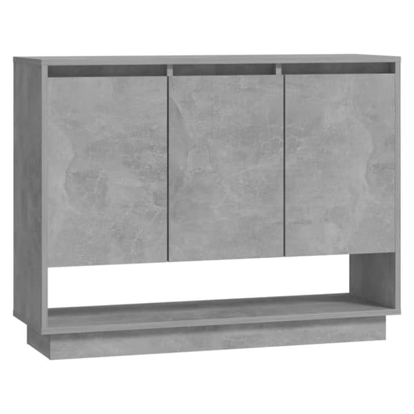 vidaXL Skänk betonggrå 97x31x75 cm spånskiva