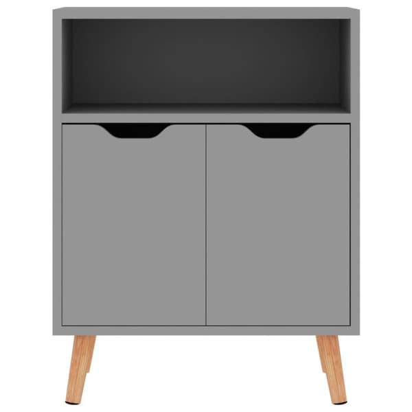 vidaXL skænk 60x30x72 cm konstrueret træ grå
