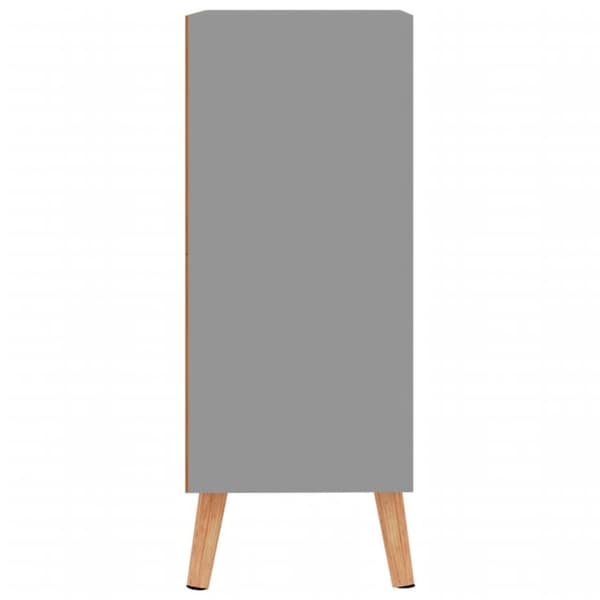 vidaXL skænk 60x30x72 cm konstrueret træ grå