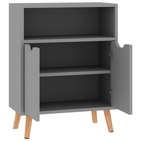 vidaXL skænk 60x30x72 cm konstrueret træ grå
