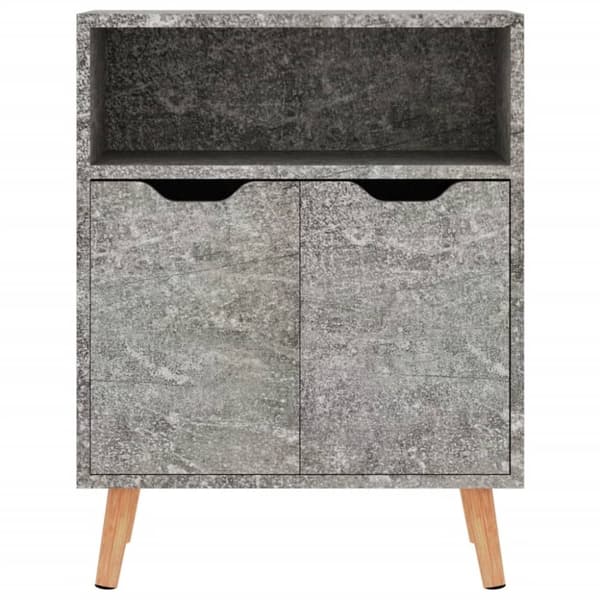 vidaXL Skjenk betonggrå 60x30x72 cm konstruert tre