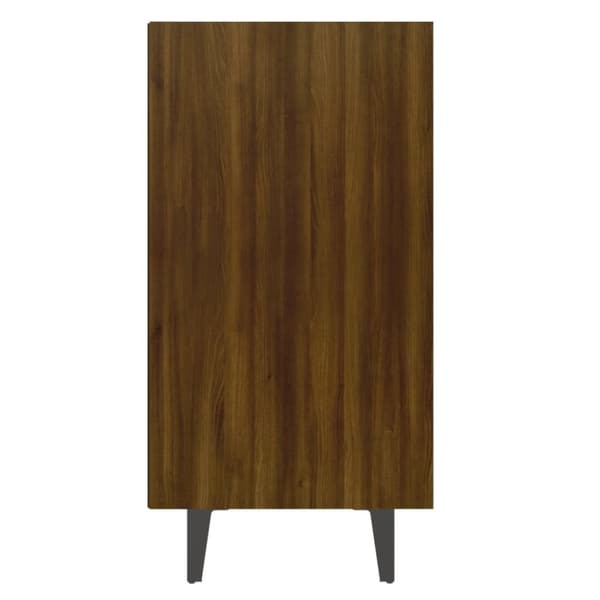 vidaXL Skjenk brun eik 103,5x35x70 cm konstruert tre