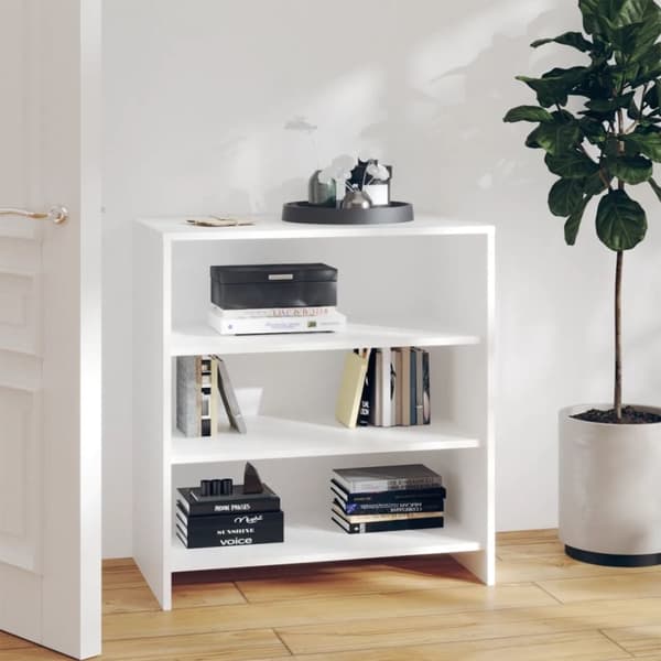 vidaXL Skänk vit 70x40,5x75 cm spånskiva