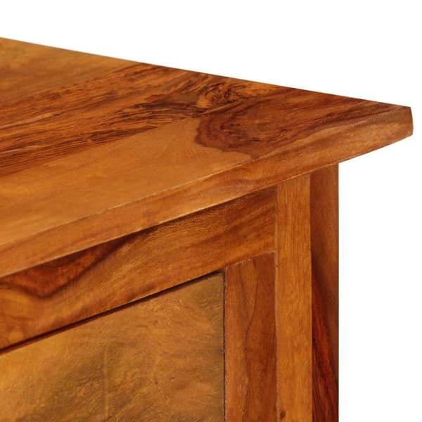 vidaXL Skjenk med 3 skuffer 110x30x80 cm heltre akasie