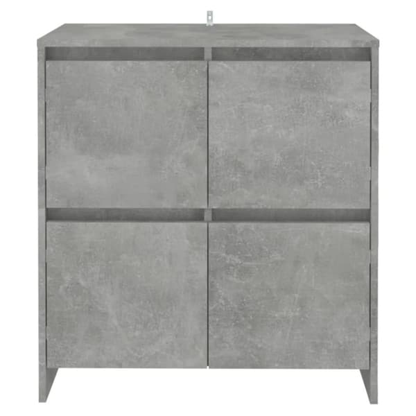 vidaXL Skänk betonggrå 70x41x75 cm spånskiva