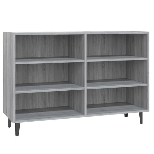 vidaXL Skjenk grå sonoma 103,5x35x70 cm konstruert tre