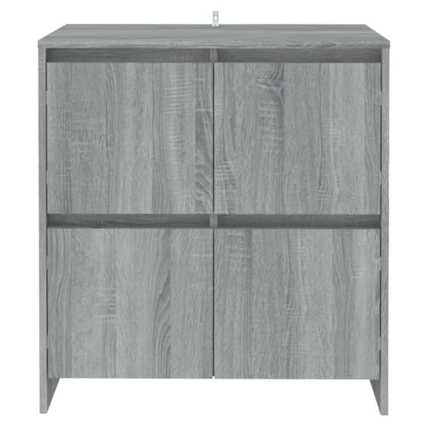 vidaXL Skänk grå sonoma 70x41x75 cm spånskiva