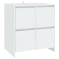 Pikkukuva 4 / 11: vidaXL Senkit 2 kpl valkoinen 70x41x75 cm lastulevy