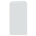 Miniatyrbilde 5 av 11: vidaXL Skjenker 2 stk hvit 70x41x75 cm sponplate